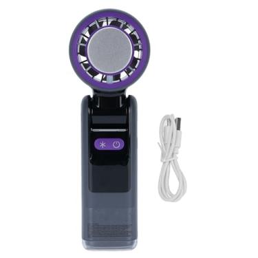 Imagem de Ventilador Portátil, Ventilador de Refrigeração Compacto Com Exibição de LED, Ventilador Portátil Fã de Mão Pequena de Alta Velocidade Mini Ventilador Sem Escova