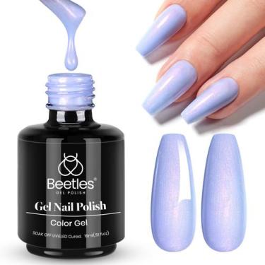 Imagem de Verniz em Gel Beetles Dreamy Blue Pastel Mauve Lilac - 15ml