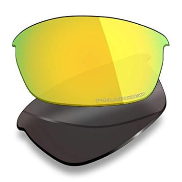 Imagem de Mryok + Lentes de reposição polarizadas para óculos de sol Oakley Flak Jacket - Ouro 24K