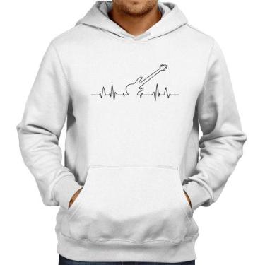 Imagem de Moletom Contra Baixo Batimentos Cardíacos - Foca na Moda, Branco, G