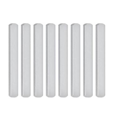 Imagem de 8 peças de placas de aço para colete pesado – Placas de colete com peso ajustável para exercícios, treinamento de força, à prova de ferrugem, corrida, caminhada