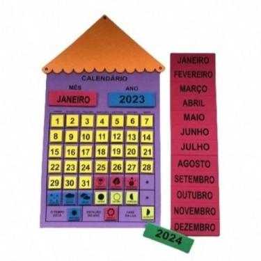 Imagem de Calendário E Aniversariante Do Mês Painel Em Eva - Criativa Educativos