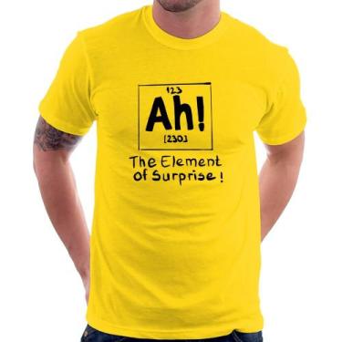 Imagem de Camiseta AH The element of surprise - Foca na Moda, Amarelo, G
