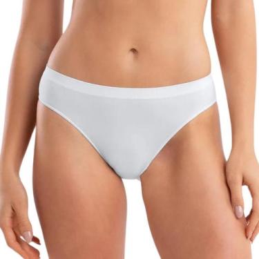 Imagem de Calcinha Biquíni Microfibra Sem Costura She Modelo Anatômica Mash, Bra