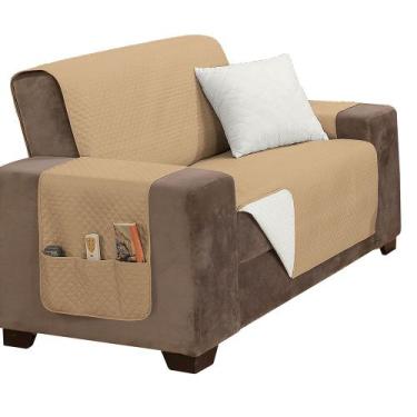 Imagem de Capa Protetora de Sofá King 2 Lugares Impermeável Dupla Face - MR ENXO