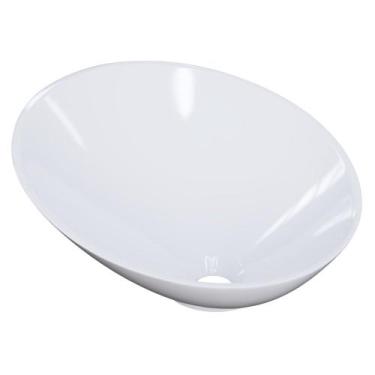 Imagem de Cuba Pia Para Banheiro Meia Lua 39cm Thaís C08 Branco - Mpozenato, Bra