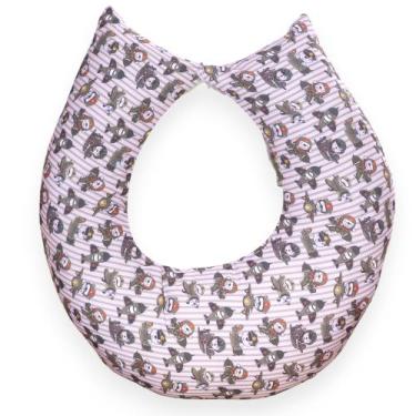 Imagem de Almofada Amamentação para Bebê Menino Sublimada - Carinha de Anjo, Avi