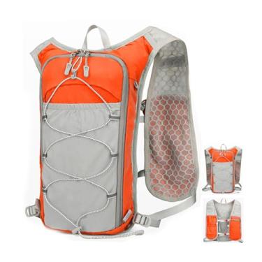 Imagem de Mochila de água para corrida, corrida de mochila | Mochila da bexiga ao ar livre para homens - Mochila de hidratação respirável e reflexiva para corrida e corrida, para corridas, ciclismo, trilhas, ma