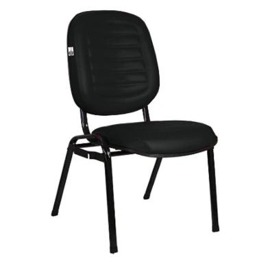 Imagem de Cadeira Empilhável para Igrejas Evangélicas Linha Holy Preto