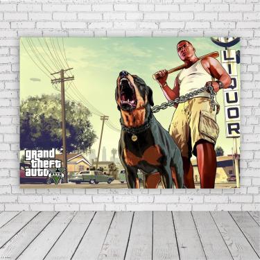 Imagem de Painel Retangular Franklin Gtav 1,5X1,0M Lona Fosca