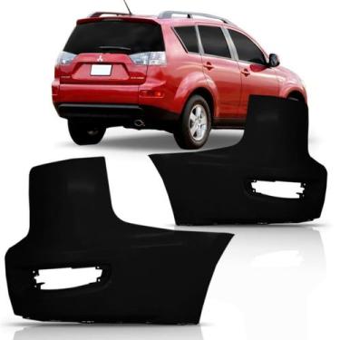 Imagem de Polaina Parachoque Traseiro Outlander 2007 2008 2009 - SP ACESSÓRIOS, 