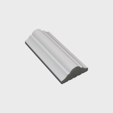 Imagem de Boiserie Rodameio de Poliestireno 41mm X 18mm X 2,40m - caixa com 36 Unidade - Branco