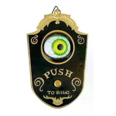 Imagem de Campainha Olho Magico Com Som E Movimento Halloween