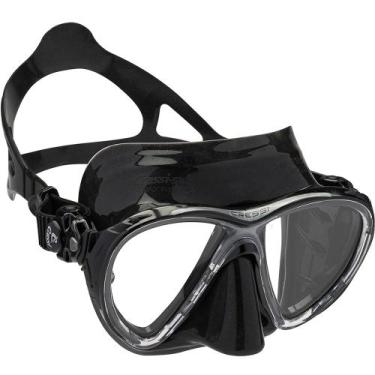Imagem de Máscara de Mergulho Cressi Big Eyes Evolution, Preto, Preto