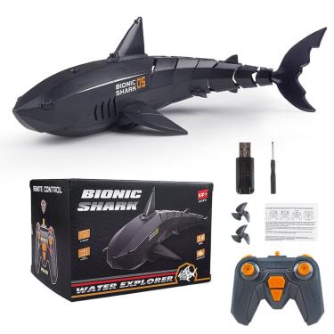 Imagem de Brinquedo elétrico submarino de tubarão com controle remoto recarregável