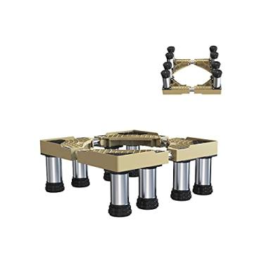 Imagem de Base universal para máquina de lavar e secar roupa Suporte ajustável Comprimento/Largura 47-69 cm Base de Ar Condicionado Lava-louças Geladeira Armário de Arquivo Base Elevada 10-13 cm (8 Pernas, 10