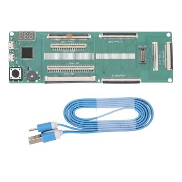 Imagem de Testador de teclado para laptop, Dispositivo de teste de teclado de laptop PCB com tela digital e cabo USB, Dispositivo universal portátil de teste de notebook