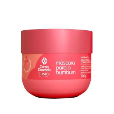 Imagem de Máscara para o Bumbum Corpo Dourado Clinic+ 300g | Clareamento, Hidratação e Suavidade | Com Niacinamida, Argila Branca e Extrato de Pêssego | Tratamento para Glúteos