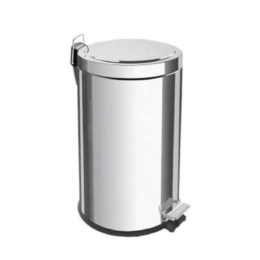 Imagem de Lixeira Tramontina aço Inox 12L com pedal Brasil 94538112