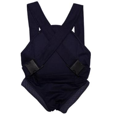Imagem de Canguru Ergonômico para Bebê Regulável Bublim, Azul Marinho