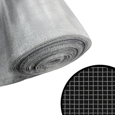 Imagem de Tela Mosquiteira Alumínio Malha 14 fio 30 (50 x 100cm) Abertura 1,51mm