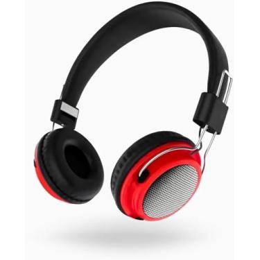 Imagem de Fone De Ouvido Infantil Com Fio JSX-09 Headset Infantil Com Fio (Vermelho) - YODHE