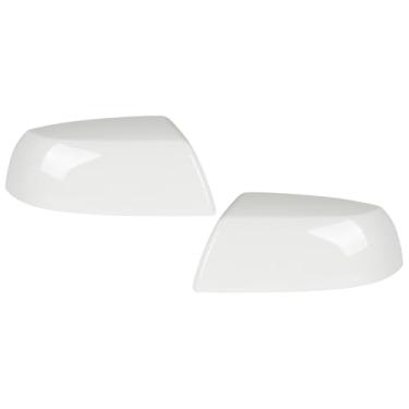 Imagem de Osompar Tampa branca do espelho retrovisor externo dianteiro lado do motorista para Toyota Tundra 2007-2021 Toyota Sequoia