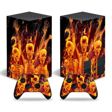 Imagem de Xbox Series X Digital Stickers Full Body Vinyl Skin Decal Protective Cover for Microsoft Xbox Series X Digital Console and Controllers (Series X Digital Skull)