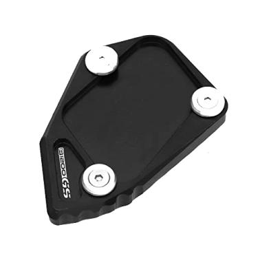 Imagem de Acc-Creativity Suporte de pé de motocicleta com ampliador lateral para placa de extensão compatível com BMW R1200GS ADVENTURE 2008-2012 (preto)