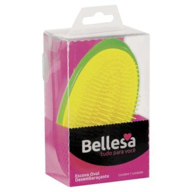 Imagem de Escova cabelo bellesa desembaracante oval - diversas cores