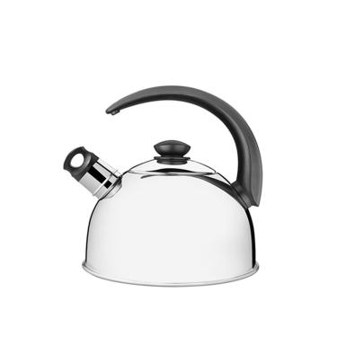 Imagem de Chaleira Com Apito Em Inox E Cabo Preto 3l - Tramontina