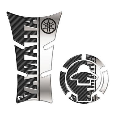 Imagem de Kit Protetor Tanque E Bocal Adesivo Moto Yamaha Fz25 2023/2024 Preto Cor Preto