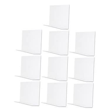 Imagem de Luxshiny 10Peças Divisórias de Prateleira de Plástico de Separadores Transparentes Organização de Produtos Supermercados e Lojas Divisórias Prático