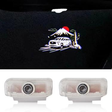 Imagem de Projetor de luzes de LED com logotipo de porta de carro, 2 peças, compatível com Infiniti Q50 Q50L (V37) 2008-2022, QX60 (2018-2022) Kit de luzes de sombra fantasma acessórios para carro (para