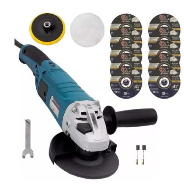 Imagem de Esmerilhadeira Angular 220v 500W Lixadeira Disco 115mm Sh Ferramentas 