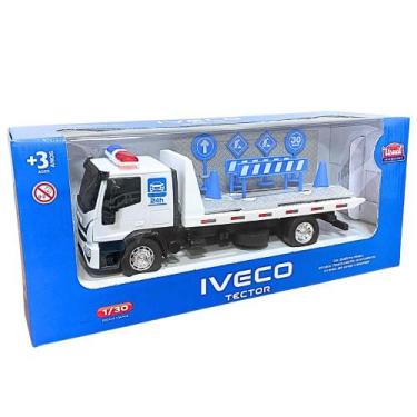 Imagem de Caminhão Iveco Tector Guincho Plataforma 667 - Usual Brinquedos, Sorti