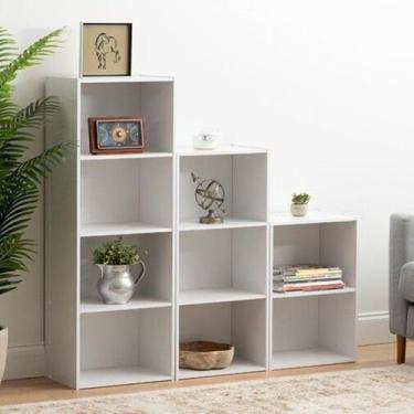 Imagem de Estante Com Nichos Tulipa 100% Mdf (casa E Decoração) - WoodCore