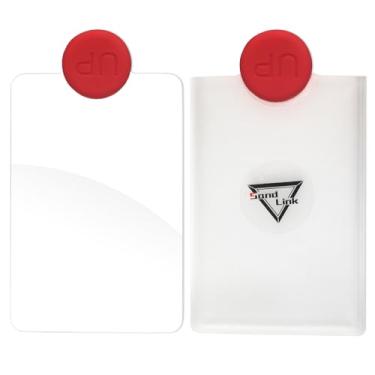 Imagem de SAND LINK Lupa De Carteira 3X - Mini Lente Fresnel, Capa Pvc, Iniciador Fogo, Leitura Instruções Medicamentos, Para Letras Pequenas, Mapas, Telefones, Livros. (Pacote Com 2)