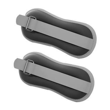 Imagem de menolana 2 peças de pesos de tornozelo, algemas, pesos de braço para mulheres, homens e crianças, tiras de peso de perna para ioga, dança, ginástica, treino, Preto 0.3kg