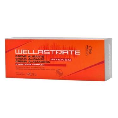 Imagem de Creme Capilar Alisante Wella Professionals Wellastrate 126,3 gr Intens