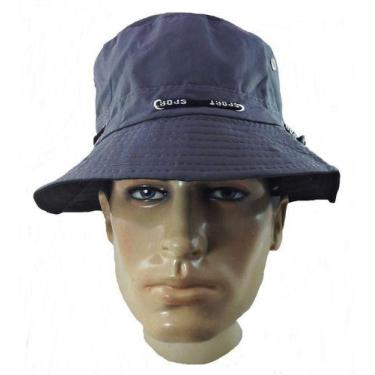 Imagem de Chapéu Bucket Hat Com Forro Regulador E Respiradores Top - oem, Preto