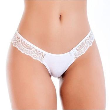 Imagem de Fio Renda Lateral Branco em Algodão Egípcio - Ahavá Store, GG, Branco