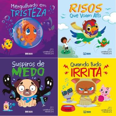 Imagem de Kit C/ 4 Livros Descobrindo Os Meus Sentimentos: Medo, Tristeza, Raiva
