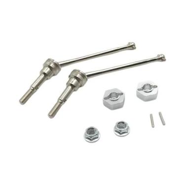 Imagem de Escala 1/12 Wltoys 12423 12427 12428 Controle Remoto Carro Metal Upgra