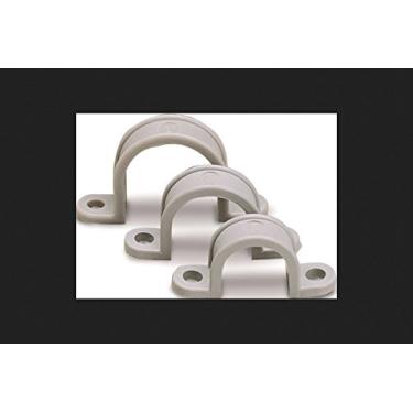 Imagem de Gardner Bender GCC-220 Correia de conduíte resistente de 2 furos, 2,7 cm, plástico, cinza, 1,9 cm, cinza, 20