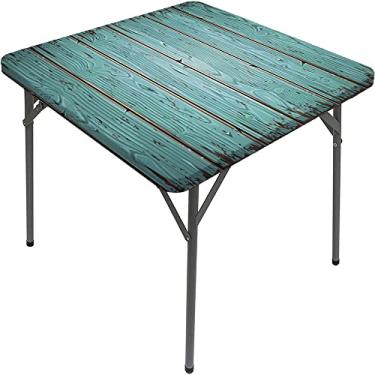 Imagem de Toalha de mesa oval de prancha de madeira, estampa de textura de prancha de madeira, uso em festivais de pátio interno e externo, serve para mesa de 122 x 182 cm