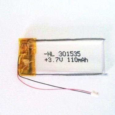 Imagem de Bateria 110  Mah  3,7v  3mm X 15mm X 35mm  Nova - bgb