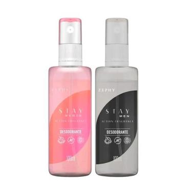 Imagem de Kit Desodorante Spray Zephy Stay Men + Women 100ml Depimiel