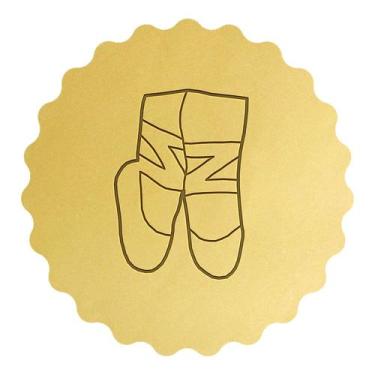 Imagem de Cortador Silhueta Sapatilhas Bailarina Dançando Ponta - DOCE IMPRESSO,