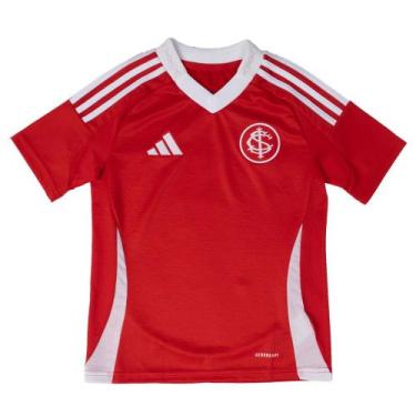 Imagem de Camisa Infantil Adidas Internacional II 1975 Vermelho, Vermelho, 16